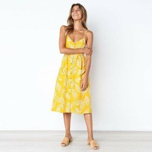 Women Summer Print Spaghetti Straps Sexy